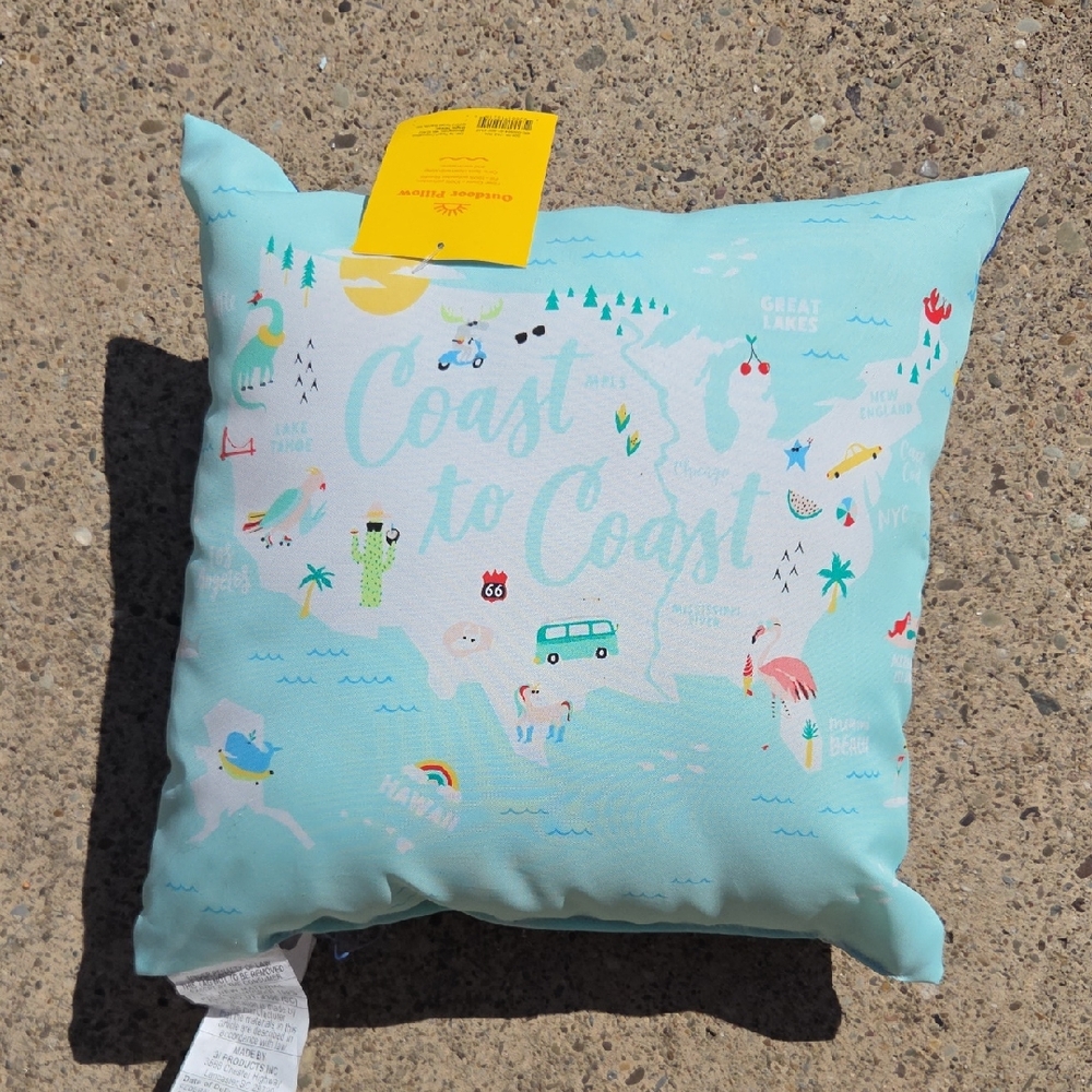 Coast To Coast Outdoor Pillow 16"